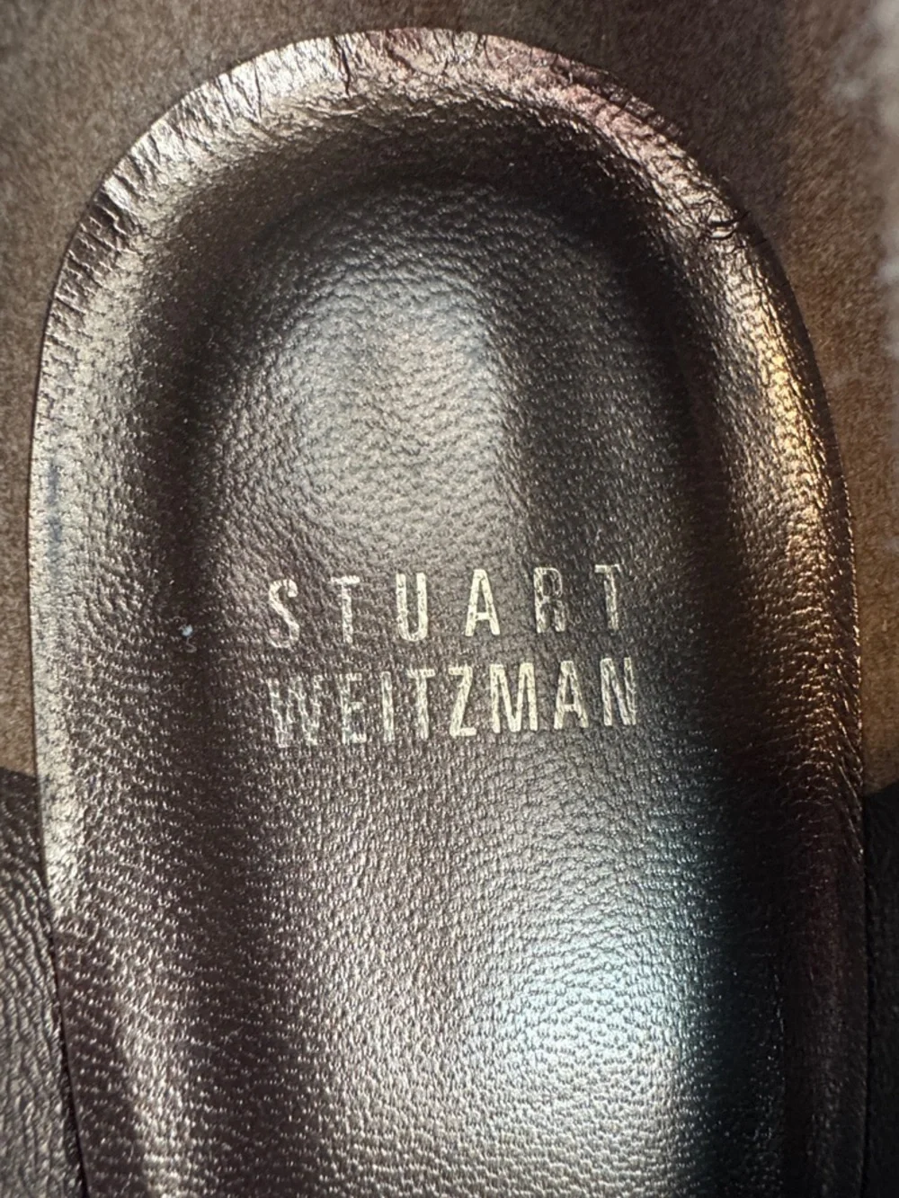 Stuart Weitzman Suede Pumps in Tan Camel